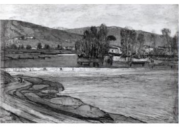 Lento e solenne scorre l' Arno Lento e solenne scorre l' Arno